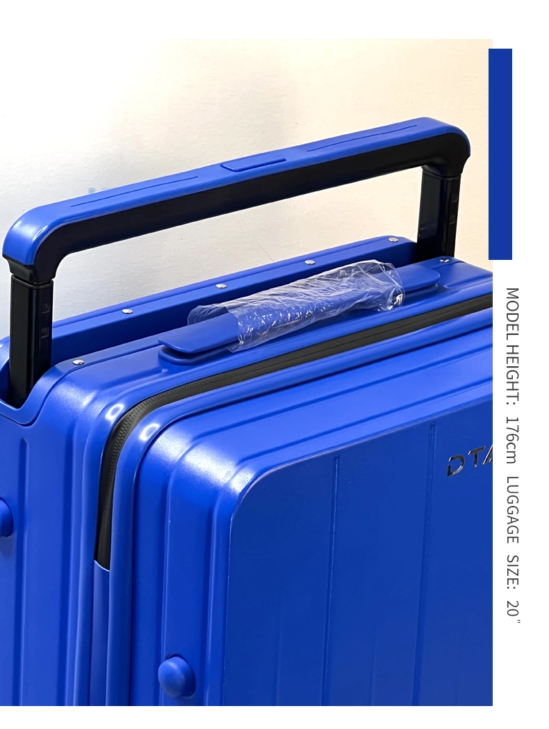 Klein Blue New Wide Trolley 100% PC Hard Travel Luggage Bag