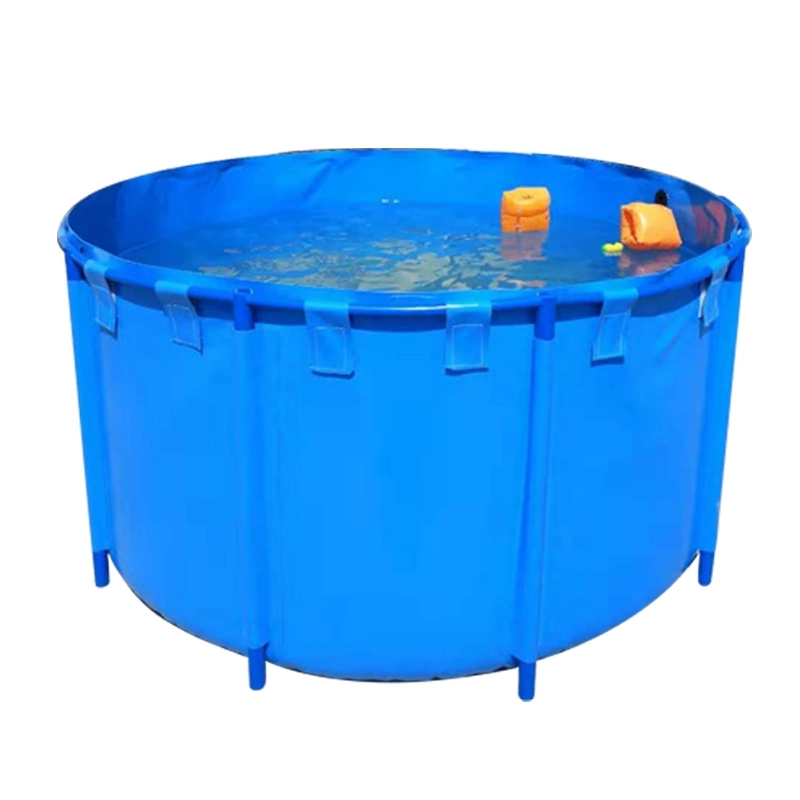 Fish Farming Customized PVC Reinforced Tarpaulin Portable Fish Tank Pond